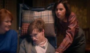 The Theory of Everything- Stephen speaks through device