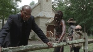 Coda- Michonne asks Gabriel where he went when he left the church