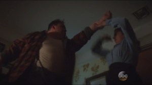 Bridge and Tunnel- Peggy fights Sheldon McFee, played by Devin Ratray