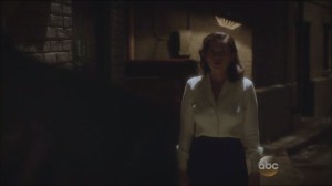 Now is Not the End- Mysterious man meets Peggy in the alley