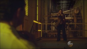 Now is Not the End- Peggy corners Brannis, who warns her that Leviathan is coming