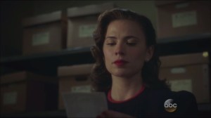 Now is Not the End- Peggy goes through the Project Rebirth file and remembers Steve
