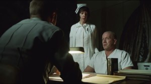 Rogues Gallery- Gordon speaks with Aaron Helzinger, played by Kevin McCormick