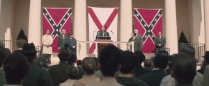 Selma- Governor George Wallace, played by Tim Roth, addresses crowd
