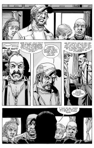 The Walking Dead #136- Gregory leads discussion over whether to kill Maggie