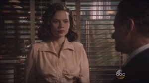 Time and Tide- Peggy sacrifices professionalism to get Jarvis out of interrogation