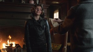 Welcome Back, Jim Gordon- Bruce got Selina a bag as a present