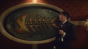 Welcome Back, Jim Gordon- Penguin drunk by a fish