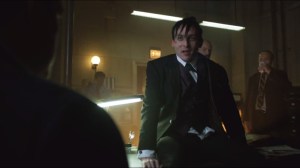 What the Little Bird Told Him- Penguin wakes up, Maroni reminds him about mentioning Falcone