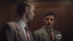 Snafu- Thompson and Sousa in the elevator