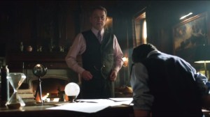 The Blind Fortune Teller- Alfred informs Bruce that the foundation has agreed to meeting with him