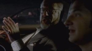 The Next Olive Branch Goes Straight Up Your Ass- Clyde picks up his father, played by Fred Melamed, from the airport