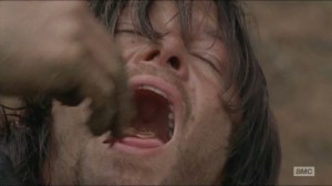 Them- Daryl eats a worm
