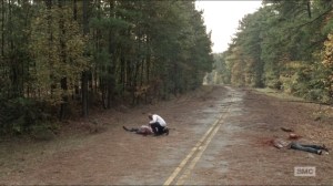 Conquer- Gabriel crushes a walker's head