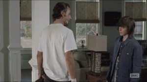 Conquer- Rick tells Carl not to attend tonight's meeting