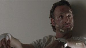 Conquer- Rick tells Michonne that they can and will talk to the Alexandria folks