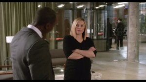 Everything's So Fucking Obvious, I'm Starting to Wonder Why We're Even Having This Conversation- Marty tells Jeannie that Denna traded insider information to short the Gage Motors stock