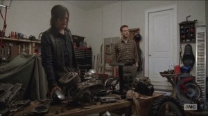 Forget- Aaron shows Daryl the workshop