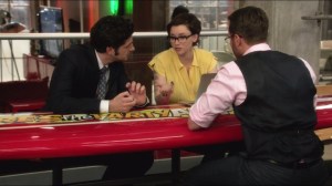 He Didn't Mean That, Natalie Portman- Kelsey tells Clyde and Doug about her Uncle Grant and free advertising