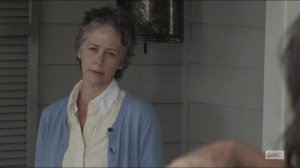 Remember- Carol tells Daryl to take a shower