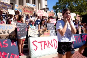 The Hunting Ground- Protesters