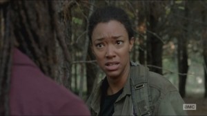 Try- Sasha doesn't want Michonne or Rosita's help