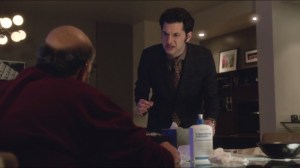 We're Going to Build a Mothership and Rule the Universe- Clyde finds his father at home trying to work the computer, and trying to masturbate