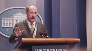 East Wing- Mike misuses the word cleanse