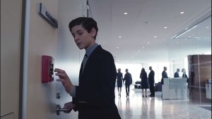 The Anvil or the Hammer- Bruce pulls the fire alarm at Wayne Enterprises