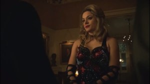 The Anvil or the Hammer- Bullock and Gordon speak with Sally, played by Tonya Glanz