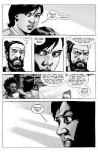 The Walking Dead #140- Maggie tells Jesus that Gregory has to die