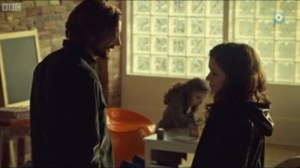 Transitory Sacrifices of Crisis- Cal shows Sarah and Kira his new place