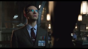 Under the Knife- Nygma confronts Officer Dougherty with a riddle about love