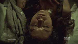 Certain Agony of the Battlefield- Sarah realizes she still has a mark on her neck