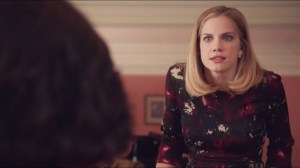 Convention- Amy tells Selina that there will be no more female presidents because Selina did a terrible job