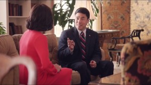 Convention- Selina offers Danny Chung the Vice Presidential slot