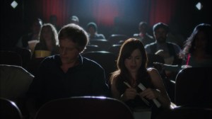 Insouciance- Eating in a movie theater