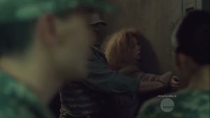 Newer Elements of Our Defense- Helena restrained after going berserk in her cell