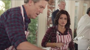 Storms and Pancakes- Tom and Selina serve pancakes