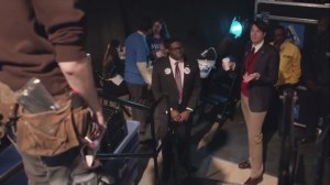 Election Night- Jonah and Richard at the Baltimore rally