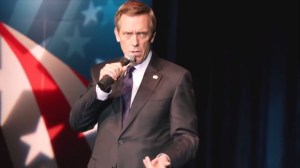 Election Night- Tom warms up the crowd