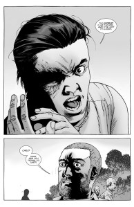 The Walking Dead #143- Carl says that the world, not Rick, is his father