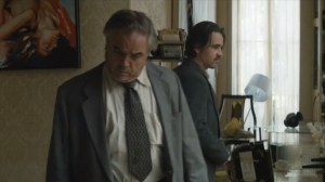 The Western Book of the Dead-Ray and his partner, Teague Dixon, played by W. Earl Brown, check out one of Caspere's locations