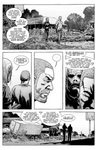 The Walking Dead #144- Alpha doesn't approve of Rick's way of life