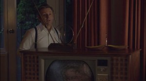 Three's a Crowd- Bill repairs the television