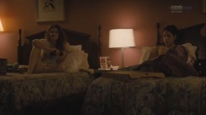 Black Maps and Motel Rooms- Cynthia and Emily watch a movie