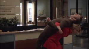 Matters of Gravity- Betty helps Bill's aching back