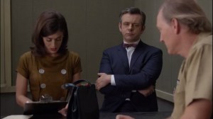 Monkey Business- Virginia asks zookeeper Steven, played by Frank Clem, about the first sexual experience