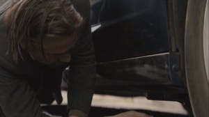 Omega Station- Ray sees a transponder under his vehicle