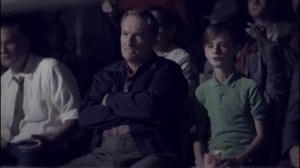 Full Ten Count- Johnny and Francis Masters, played by Dennis Cockrum, watch Bill get beaten